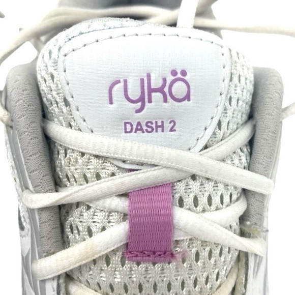 Ryka Dash 2 Walking Run Athletic Sneakers Pink & White  Super Clean Leather 9M - Picture 5 of 10